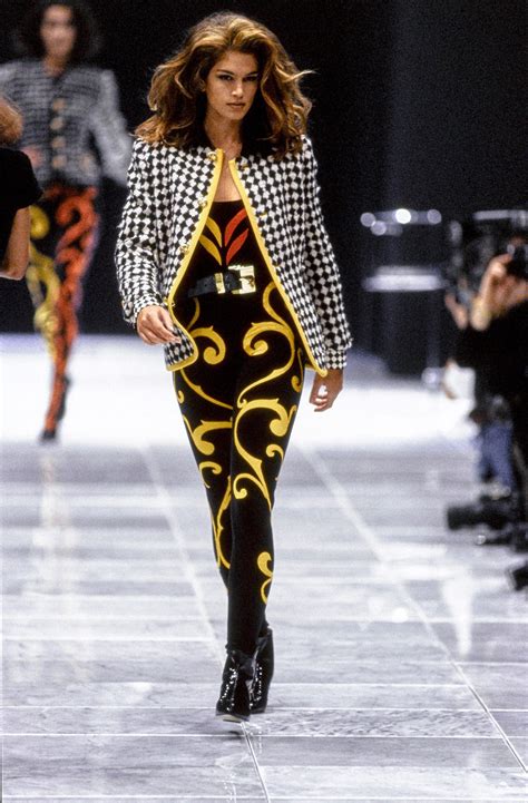 90s versace hip hop style|Versace fashion show.